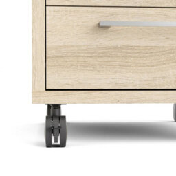 Furniture To Go Prima Mobile 4 Drawer Cabinet In Oak - thumbnail 9