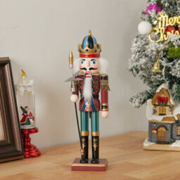 Living And Home Nutcracker Soldier Figurine Christmas Decoration Xmas Ornament - thumbnail 2