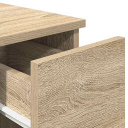 Berkfield Bedside Cabinets With Drawer 2 Pcs Sonoma Oak 20X36X60 Cm - thumbnail 9