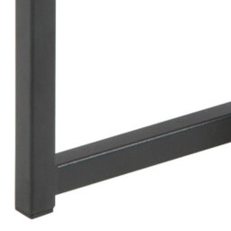 Furniture To Go Seaford Black Metal Nest Of Tables With Oak Top - thumbnail 9