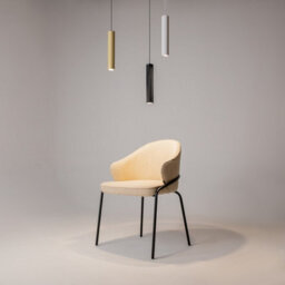 Luminosa Lighting Luminosa Artisan Slim Pendant Ceiling Light Matte Gold 1Xgu10 - thumbnail 3