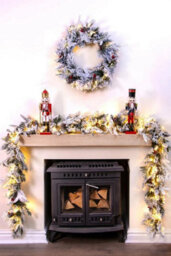 Christmas Tree World The Pre-Lit Connectable 270Cm Snowy Alpine Garland - thumbnail 4