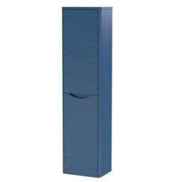 Dezine Thames 350mm Satin Blue Tall Storage Unit - thumbnail 1