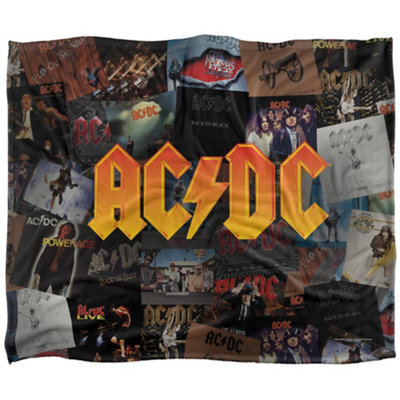 Acdc Silky Albums Supersoft Blanket Multicoloured (152Cm X 127Cm) - image 1