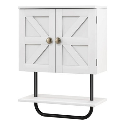 White Wall Mounted Bathroom Medicine Cabinet - image 1