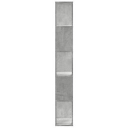 Walplus Bookcase 5-Tier Concrete Grey 45X23.5X162.5 Cm Engineered Wood - thumbnail 4