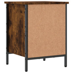 Vidaxl Shoe Cabinet Smoked Oak 38X35X50 Cm Engineered Wood - thumbnail 6