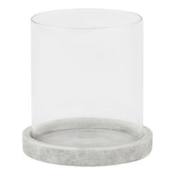 Hill Interiors Athena Hurricane Lantern White (21Cm X 18Cm X 18Cm)