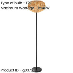 Loops Sleek Modern Black Floor Lamp - Stylish Indoor Lighting For Home Decor - thumbnail 2