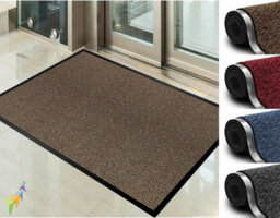 Abaseen Brown 90X200 Cm Door Mat Heavy Duty Indoor Outdoor - thumbnail 1