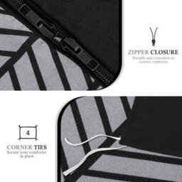 Lazzaro Luxury Microfibre Super King Duvet Cover Set Ultrasoft Durable Easy Care With Zipper Closure - thumbnail 8