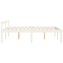 Vidaxl Senior Bed Without Mattress White 135X190Cm Double - thumbnail 5