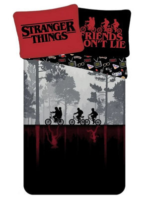Stranger Things Upside Down Single Duvet Cover And Pillowcase Set - European Size - image 1