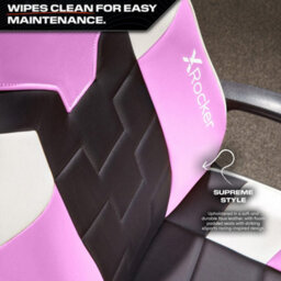 X Rocker Saturn Ergonomic Pc Office Gaming Chair - Pink - thumbnail 6