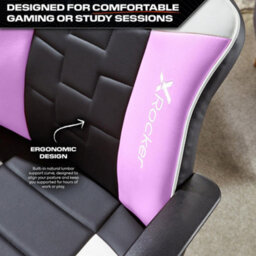 X Rocker Saturn Ergonomic Pc Office Gaming Chair - Pink - thumbnail 4