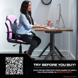X Rocker Saturn Ergonomic Pc Office Gaming Chair - Pink - thumbnail 8