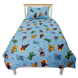Lego Ninjago Reversible Duvet Set Multicoloured (Single) - thumbnail 5