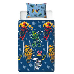 Lego Ninjago Reversible Duvet Set Multicoloured (Single) - thumbnail 2