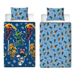 Lego Ninjago Reversible Duvet Set Multicoloured (Single)