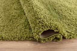 Desire Rugs Plain Living Room Shaggy Area Rugs Green 200X290 Cm - thumbnail 4