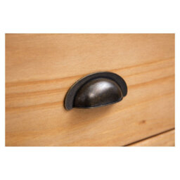 Cabinet Bits Lucca 5 Drawer Chest Of Drawers Brass Cup Handle - thumbnail 7