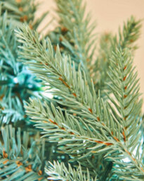 Werchristmas Pre-Lit Blue Mixed Pine Artificial Christmas Garland 9 Ft, 100 Warm White And Ice White Leds - thumbnail 6