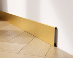 Ilcom Stainless Steel Skirting Board Fc 80mm X 2700mm - Gold Brushed