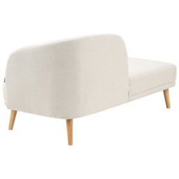 Beliani Right-Hand Chaise Longue Tanlay Fabric Light Beige - thumbnail 5