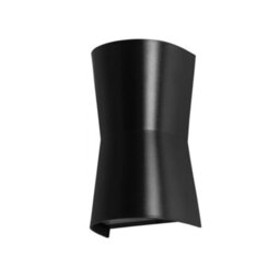 Luminosa Lighting Luminosa Prisma Outdoor Up Down Wall Lamp Black, Tinted, Ip65 - thumbnail 1