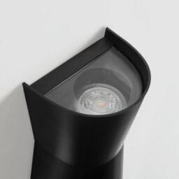 Luminosa Lighting Luminosa Prisma Outdoor Up Down Wall Lamp Black, Tinted, Ip65 - thumbnail 4