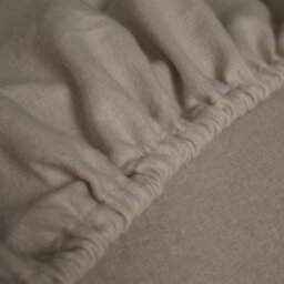 Ohs Essential Brushed Cotton Soft Fitted Bed Sheet, Stone - King - thumbnail 3