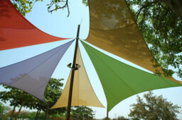 Silver 3.6X3.6X3.6M Triangular Shade Sail Uv Resistant - thumbnail 4