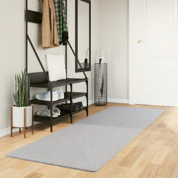 Walplus Rug Huarte Short Pile Soft And Washable Grey 80X250 Cm - thumbnail 1
