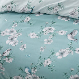 Gc Gaveno Cavailia Floral Birds Green King Duvet Set With Pillowcase,luxurious Reversible Quilt Cover. - thumbnail 5