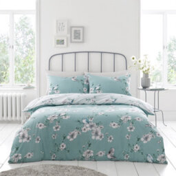 Gc Gaveno Cavailia Floral Birds Green King Duvet Set With Pillowcase,luxurious Reversible Quilt Cover. - thumbnail 1