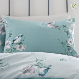 Gc Gaveno Cavailia Floral Birds Green King Duvet Set With Pillowcase,luxurious Reversible Quilt Cover. - thumbnail 3
