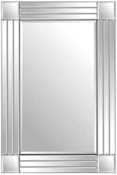 Mirroroutlet  All Glass Frameless Venetian Bevelled Large Dress Mirror 120 X 80 Cm - thumbnail 2