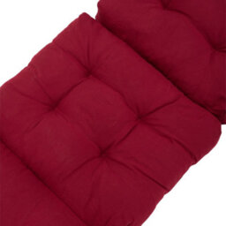 Living And Home Garden Bench Recliner Chair Swing Chair Seat Pad Cushion Sunlounger Cushion For Indoor Outdoor,red - thumbnail 5
