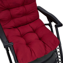 Living And Home Garden Bench Recliner Chair Swing Chair Seat Pad Cushion Sunlounger Cushion For Indoor Outdoor,red - thumbnail 4
