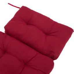 Living And Home Garden Bench Recliner Chair Swing Chair Seat Pad Cushion Sunlounger Cushion For Indoor Outdoor,red - thumbnail 6
