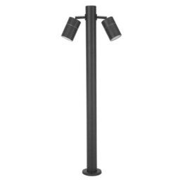 Luminosa Lighting Luminosa Pixa Outdoor 2 Light Bollard Black, Ip44