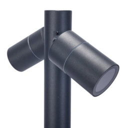 Luminosa Lighting Luminosa Pixa Outdoor 2 Light Bollard Black, Ip44 - thumbnail 3