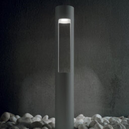 Ideal Lux Acqua 1 Light Outdoor Bollard Anthracite Ip44, G9 - thumbnail 2