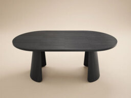Solace+Co Ebony Extendable Dining Table Black And Elise Dining Chair Set Of 6 Beige - thumbnail 9