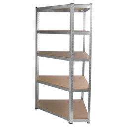 MonsterShop 2 X 90Cm Heavy Duty Racking & 1 X Corner Unit/garage Galvanised Steel Shelving - thumbnail 9