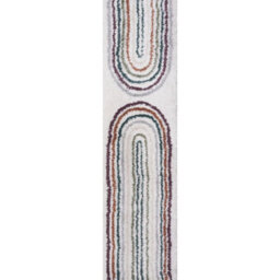 The Rugs Moodi Shaggy Multicolour Raincat Rug Runner Scandinavian Thick High Pile For Living Rooms, Bedrooms, Hallways, Kitchens - thumbnail 9