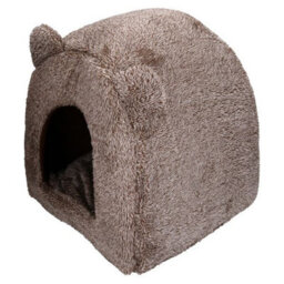 "AB Tools Cat Bed Time Brown Teddy Bear Cat Bed 38Cm/15""" - thumbnail 3