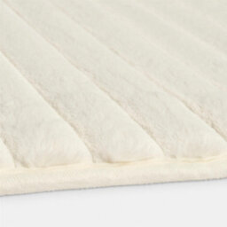 OHS Faux Fur Rug Living Room Ribbed Large Mat Luxury Carpet Anti Slip Floor Runner - thumbnail 4