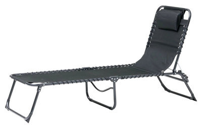 Torben Adjustable Steel Sun Lounger - image 1