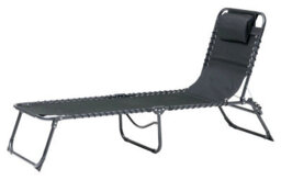 Torben Adjustable Steel Sun Lounger - thumbnail 1